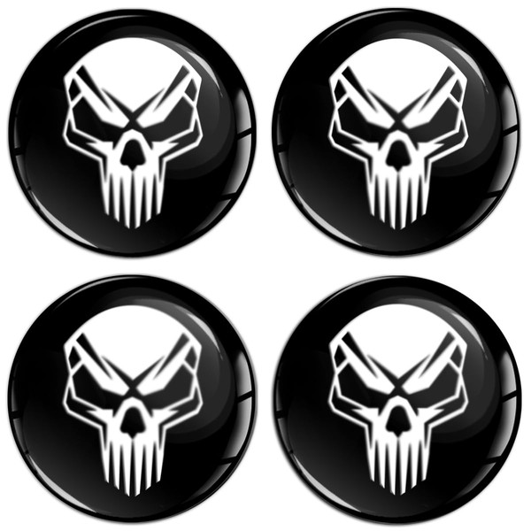 SkinoEu Set of 4 x 68 mm Sticker for Hub