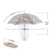 Honeystore Vintage Lace UV Sun Parasol Folding 3D Flower Embroidery