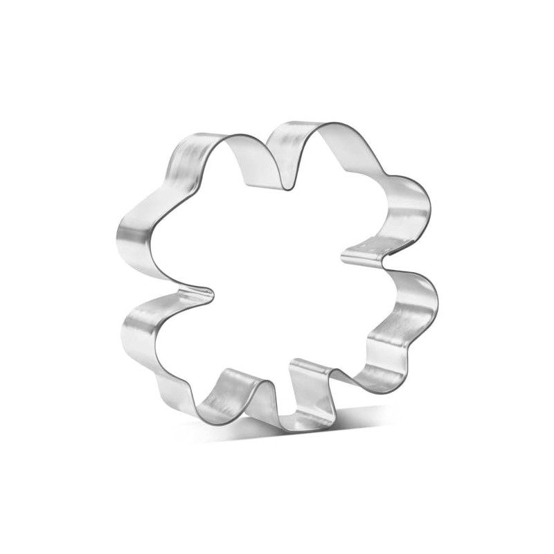 (1Pcs) Big Four Leaf Clover Cookie Cutter 3.75'' Metal