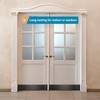 Sanbege Stainless Steel Door Kick Plate, 6" x 34" Door