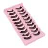 Pestañas Postizas, 10 Pares, Reutilizables, Suaves, 3D, Multicapa, Pestañas Postizas,