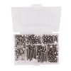 300Pcs M3 Hex Screws Nuts Set with Storage Box Uniform