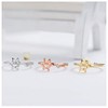 Eiffy Zircon Jewish Star of David Ring for Women Simple