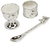 Silver Plated Egg Cup, Spoon and Napkin Ring