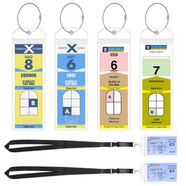 NTONPOWER Cruise Luggage Tags with Zip Seal and Steel Loops Premium Clear Thicken Luggage Tags Waterproof Fit for Royal Caribbean & Celebrity Cruise,Cruise Essentials in 2024