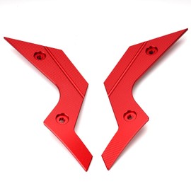 CCYYMOWOK Motorcycle Accessories for Kawasaki Z900 SE Z 900 ABS 2020-2023 CNC Windscreen Trim Screen Visor Decorative Plate (Red)
