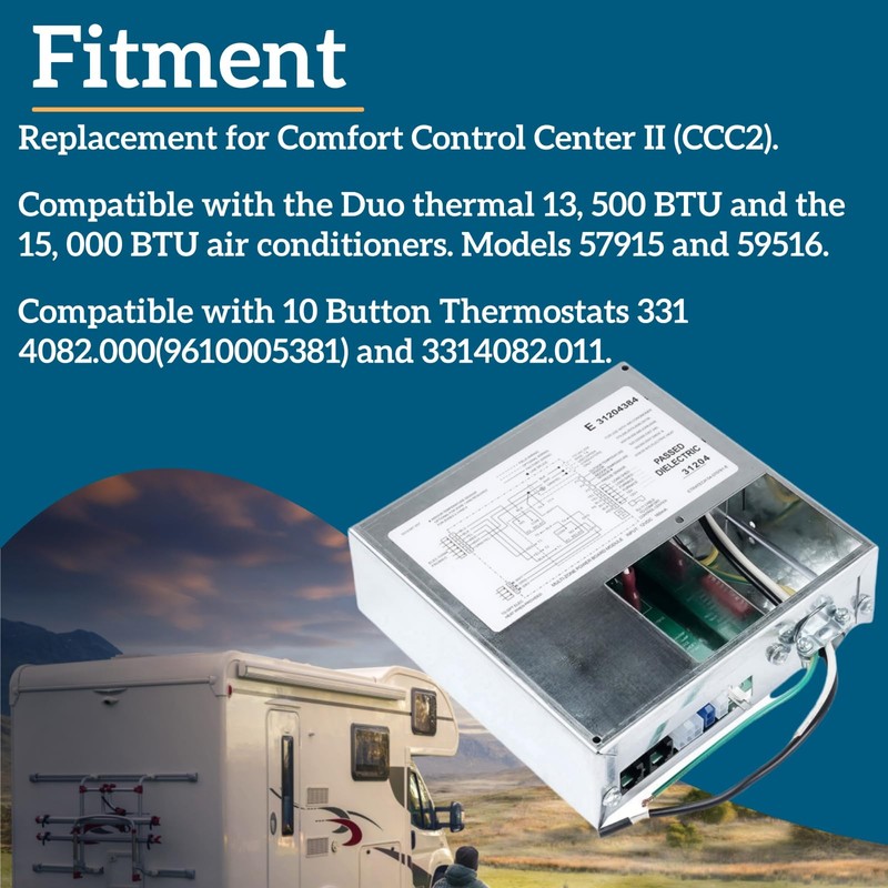 3312020.000 RV Thermostat Multi-Zone Kit Compatible with Dometic Comfort Control