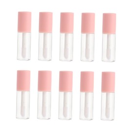 VICASKY 10pcs Reusable Lip Gloss Bottles Empty Lip Gloss Diy Tubes Lipstick Tube Gel Storage Lid Design