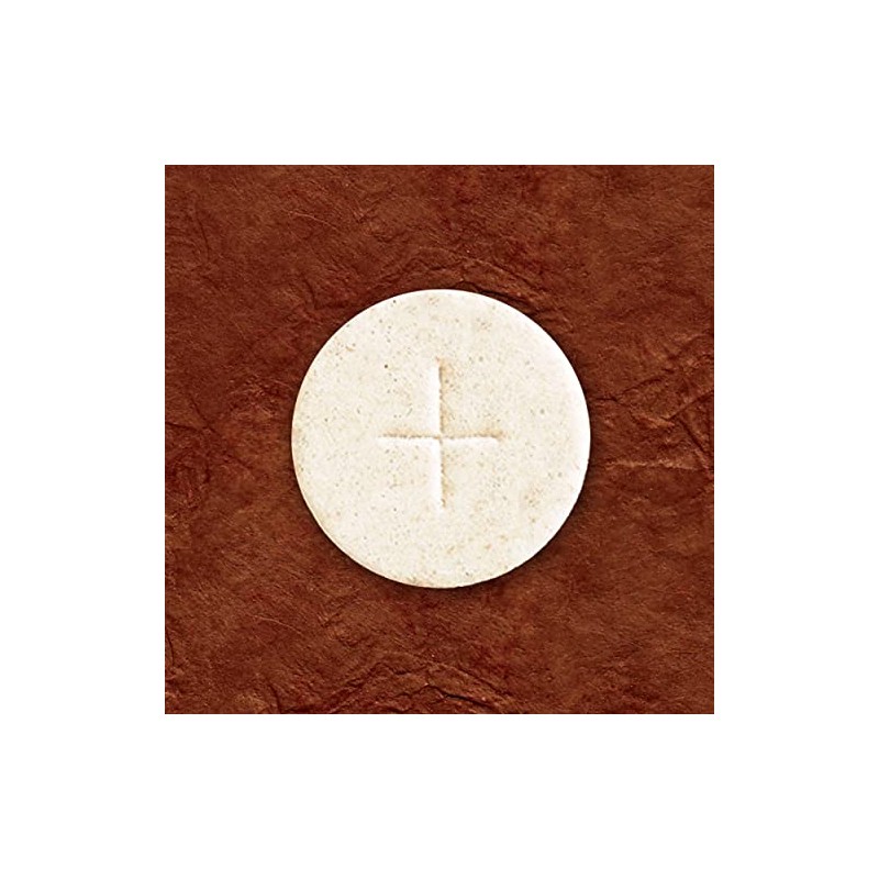 Communion - White Wafers - Cross Desi...