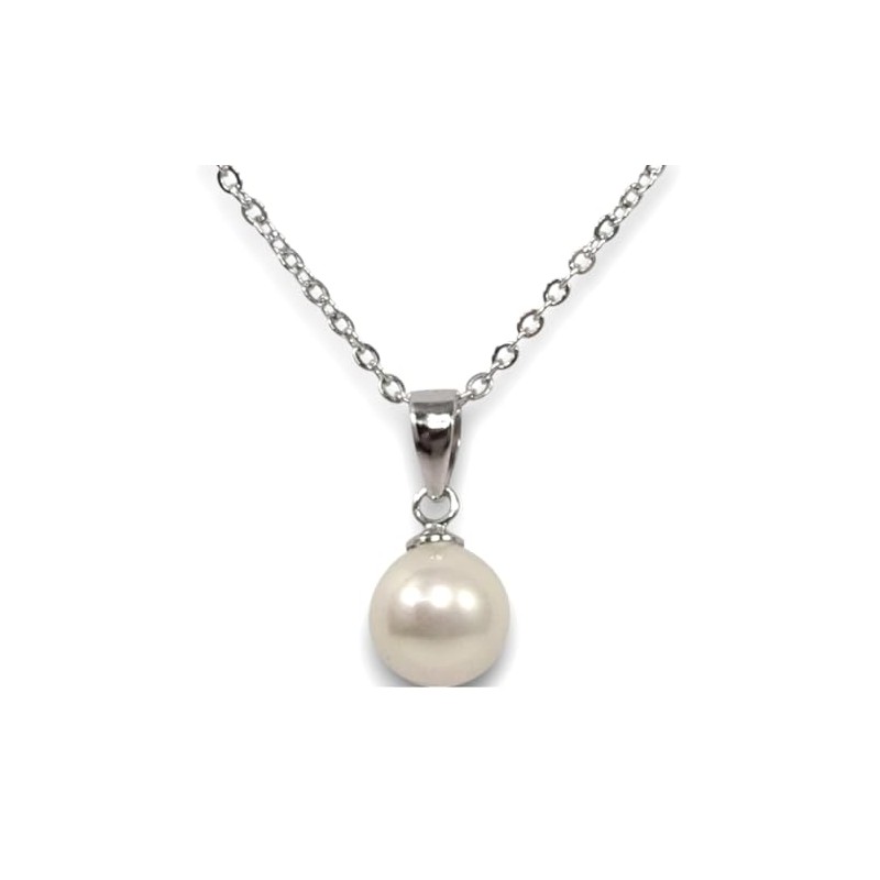 [You and My Jewelry Box] Shell Pearl Pendant Necklace, 0.3