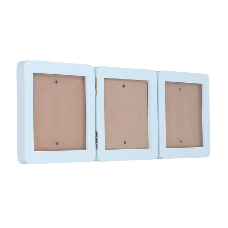 Sonogram Picture Frame 3 Folding Wood Pregnancy Baby First Photo