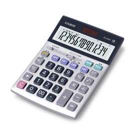 Casio DS-40DC 14-Digit Professional Calculator, Day & Time Calculator, Green Purchasing Law, Desk Type