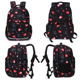 Gatycallaty Nurse Backpack for Women Girls Laptop Work Bag College Nursing Assitant Cna Cma Home Health Hospital Commuter Essentials Gift (heart)