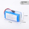 DGFTB 3400mah Vacuum Battery for Eufy RoboVac LR20, LR30 Hybrid+,