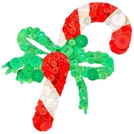 Glarks 1000-Pieces Christmas Buttons Round Craft Resin Sewing Buttons for DIY Scrapbooking or Craft Decoration, Christmas Color (3 Color)