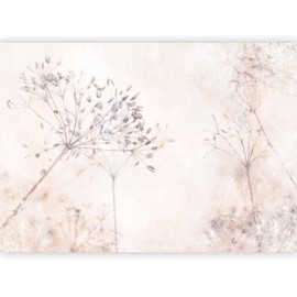 artgeist Wall Mural Dandelions 154x110 in - Peel and Stick Self-Adhesive Wallpaper Removable Large Sticker Foil Wall Decor Print Picture Image Design Concrete Cement Nature b-C-1030-a-a