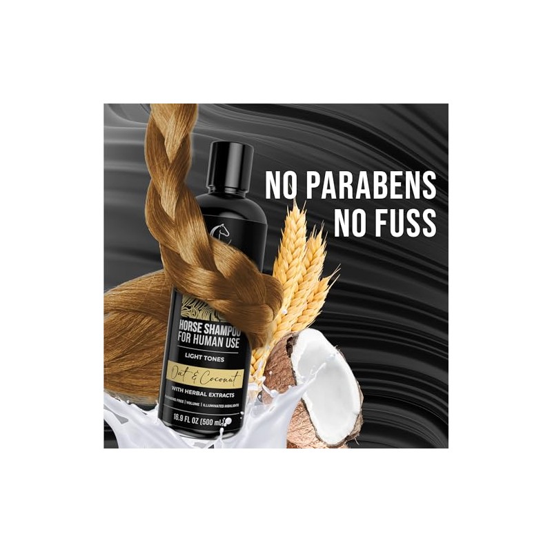 Shampoo Lacrin Coco Avena. Shampoo de caballo para uso humano.