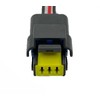 FUEL RAIL PRESSURE SENSOR WIRING LOOM CONNECTOR 3 PIN FOR