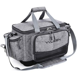 YVLEEN Fishing Tackle Box Bag - Outdoor Large Fishing Tackle Storage Bag - 100% Water-Resistant Polyester Material - Fishing Tackle Bags - Suitable for 3600 3700 Tackle Box