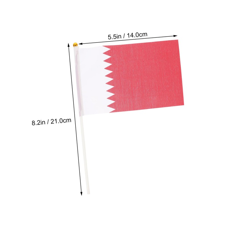 BESPORTBLE 60pcs Handheld Football Flags Cheering Signal Flags for Patriotic