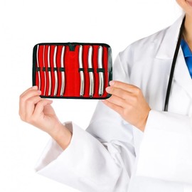 Hegar Uterine Dilator/Urethral Hegar Dilator Sounds Set 8 Pcs Double End Gynecology