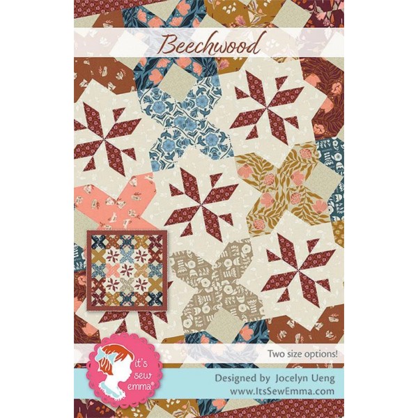 Beechwood Quilt Pattern by It's Sew Emma-2 sizes included