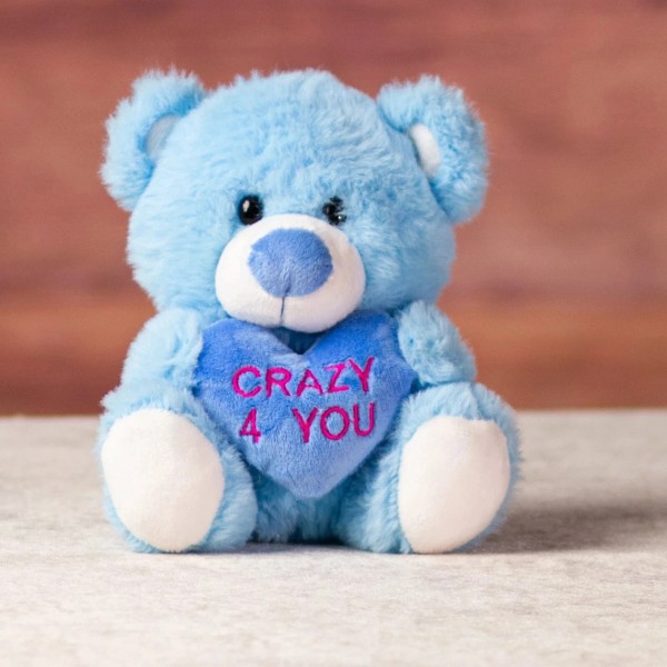 Plush Toy Wonderland 5.5 Inch Conversation Heart Bears Plush -