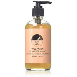 Earth Tu Face Organic Palmarosa + Aloe Face Wash