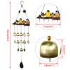IGNPION 4 Birds Wind Chime Garden Windchimes for Outdoor Indoor