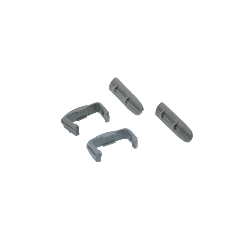 Beko Dishwasher Front and Rear End Caps Rail Caps Set