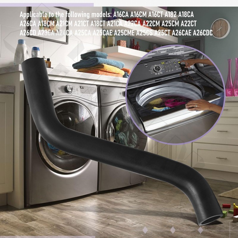 WP213045 Washing Machine Tub To Pump Drain Hose Compatible With