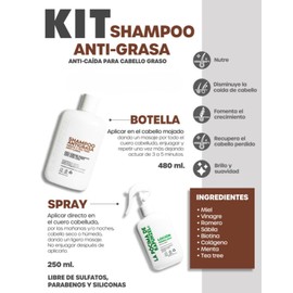 Pócima de Rapunzel KIT SHAMPOO (Anti-grasa)                                                                                                           