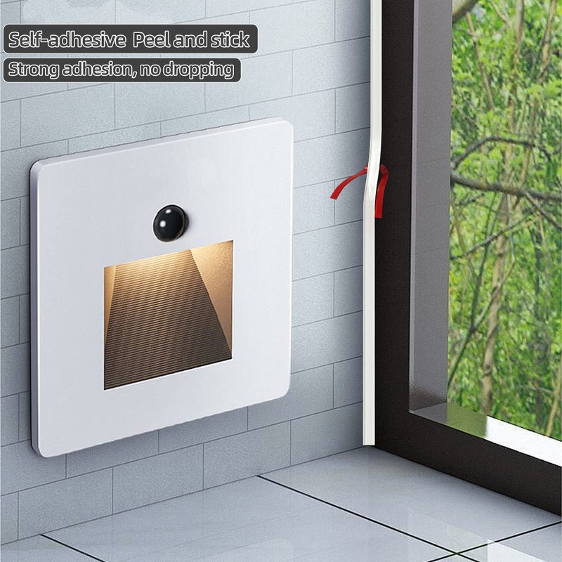 KNEELISA 49ft/15m Flexible Peel and Stick Quarter Round Molding Trim