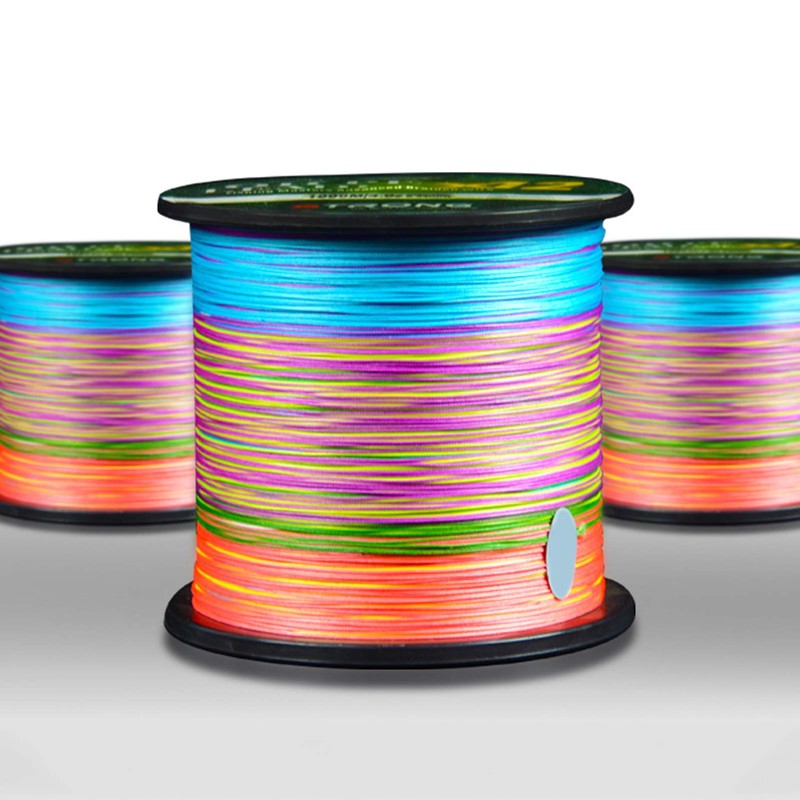 LPATTERN Fishing Line 1000 m 12-Way PE Fishing Braided Lines,
