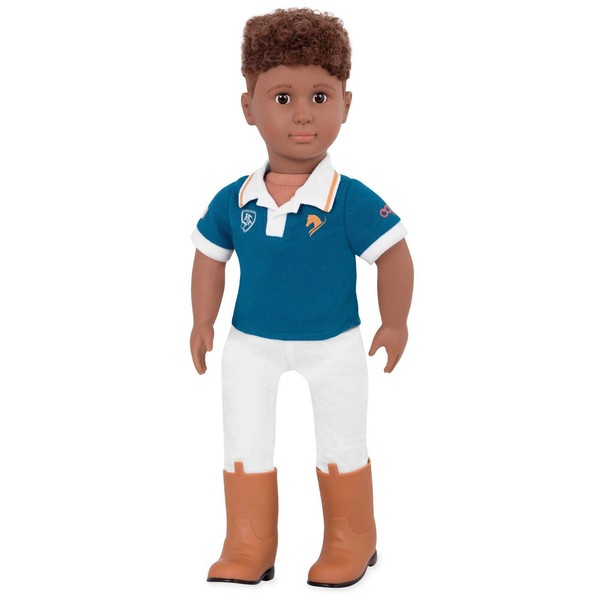 Our Generation Doll by Battat- Tyler 18" Boy Regular Non-Posable Equestrian Horse Riding Doll- for Ages 3 & Up