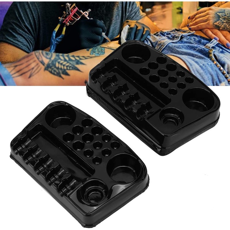 Soporte de tatuaje para taza de tinta de pigmento, 12