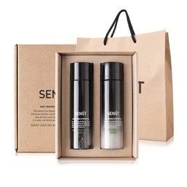 Senset Cica Relaxing Homme 2-Piece Set / Toner 200ml + Emulsion 200ml + Shopping Bag / 5+1 Free Gift / 센스트 시카 릴렉싱 옴므 2종세트  토너 200ml+에멀전 200ml+쇼핑백5+1덤