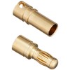 OPTION No.1 Brushless Motor Connector 3.5mm Gold Plated Female 3pcs