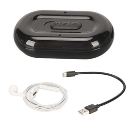 Digital Voice Recorder Strong Magnetic Voice Activated Noise Reduction AI Intelligent Voice Recording Device MP3 Player Neutral English, Black 4GB