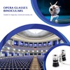 Aomekie Theatre Opera Glasses Binoculars 3X25 with Chain for Theater