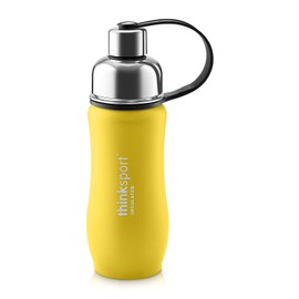 Thinksport Insulated Sports Bottle, 12 oz., Yellow