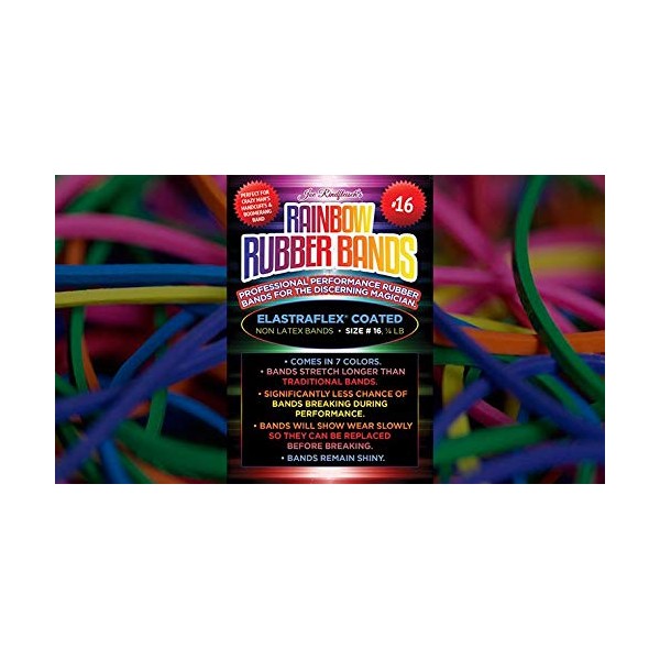 Joe Rindfleisch's SIZE 16 Rainbow Rubber Bands (Combo Pack), Magic