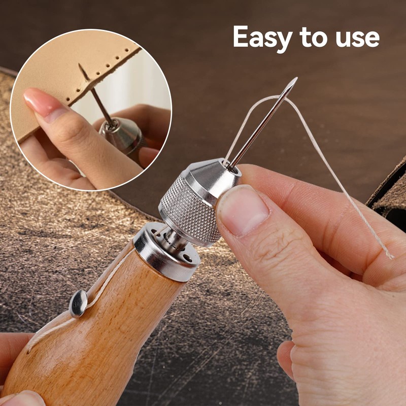 Leather Sewing Awl, Leather Sewing Hand, DIY Sewing Needles Hand