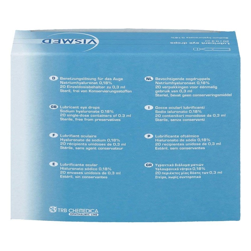 Vismed Disposable tins