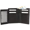 Excellanc 3000229 Men's Wallet Real Leather Landscape Format 12 x