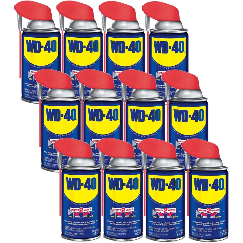 WD-40 Multi-Use Product Spray with Smart Straw, 12-Ounce - 8