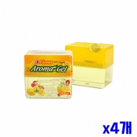 Subtle aromagel air freshener 100g lemon scent x4 scented air freshener