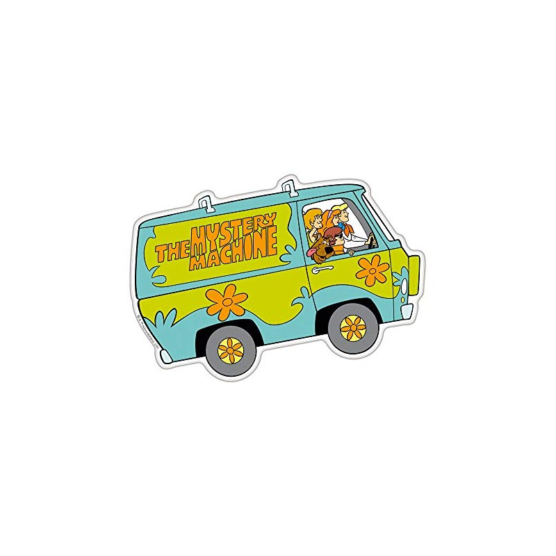 Fan Emblems Scooby-Doo and The Gang Domed Chrome and Automotive