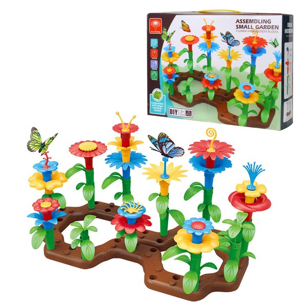 NOOLY HYWJ-01 Pack of 76 Flower Garden Toys for Children