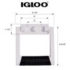 Igloo Premium Comfort Rubber Grip Swing-Up Handle, 25-75 Qt Coolers,